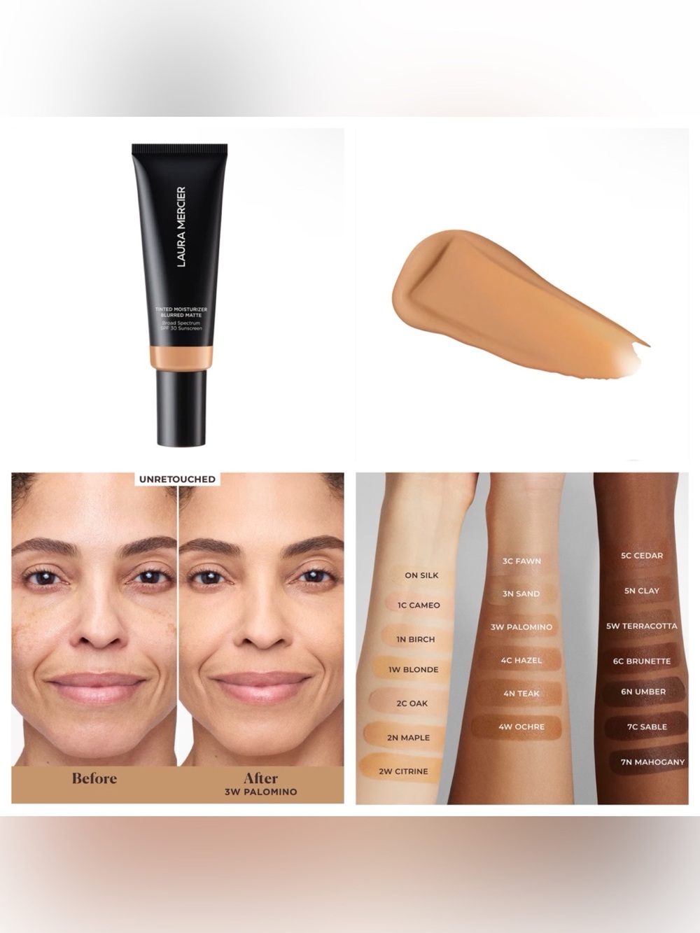 laura mercier Tinted Moisturizer - Warm Medium Beige (3W Palomino)